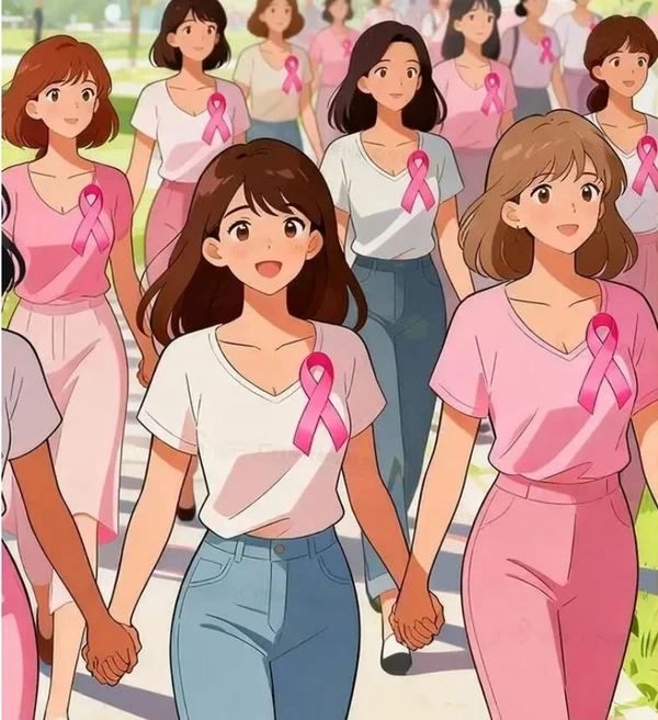 🎗Розовая лента — символ надежды в борьбе против рака груди! 💗